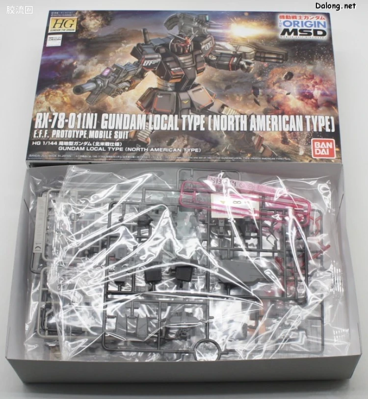 HG 高达The Origin 普通版 RX-78-01[N] 局地型高达(北美战式样) - 图片